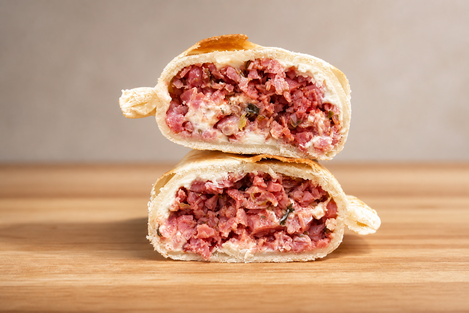 Empanada de Calabresa com Cream Cheese